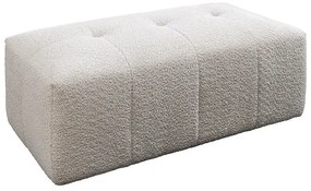 Taburetele/ Suport pentru picioare ROYAL 120cm boucle bej sampanie