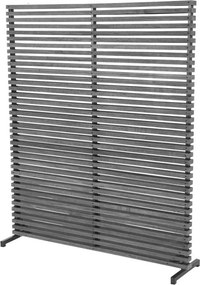 Paravan pentru balcon gri/în culoare naturală din lemn/metal 153x185 cm - Hartman