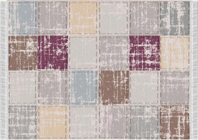Covor FIBRI, 80x150 cm, forma dreptunghiulara, poliester, multicolor