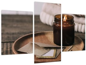 Tablou - Lumânare aprinsă (90x60 cm)