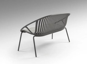 Set mobilier de exterior din 4 piese Saori gri inchis