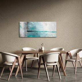 Tablou - pictură abstractă în ulei (120x50 cm)