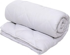 Pilota 4 Anotimpuri Alcam, microfibra, Alb, 180 X 200 cm, 250 g + 150 g