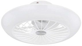 Globo LAFEE 03632W - Plafonieră LED cu ventilator, LED/18W/230V