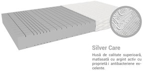 Saltea din spumă Nela 120x200 Husă: AloeVera (husă suplimentară)