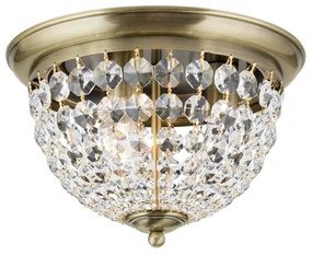 Plafonieră de cristal Orion DLU 1840/35 PLAFOND 3xE27/40W/230V d. 35 cm bronz