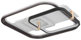 Plafoniera LED cu telecomanda design modern Ani alb 48W