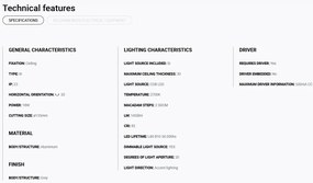 Spot LED incastrabil MINI-OPTIC Grey downlight LED 12/18W 2700K 20° 1565/2100 lm