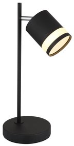 Lampa de masa cu Spot directionabil metal negru LUCERO
