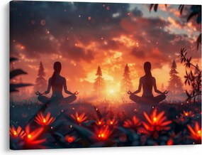 Tablou - Yoga în natură (70x50 cm)