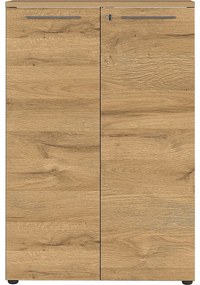 Dulap gri antracit cu aspect de lemn de stejar 80x120 cm Agenda – Germania