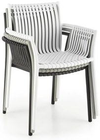 Scaun de bucaterie Lamar, alb