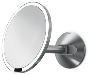 Oglindă de perete/cosmetică (5x) cu led/de mărire ø 20 cm Sensor – simplehuman