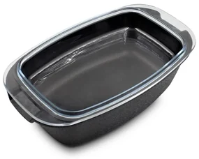 Cratita Roaster Munster, dreptunghiulara, aluminiu, 32x21cm