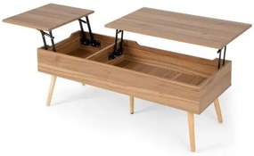 Măsuță de cafea cu 2 compartimente ascunse