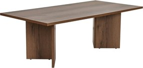 Masuta cafea SABIN, nuc inchis, PAL melaminat, 119x60x40 cm