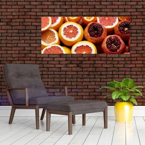 Tablou cu portocală și (120x50 cm)