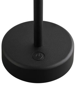 Nordlux - Lampă de birou LED încărcabilă dimabilă ELLEN LED/2,8W/3,7V IP44 negru