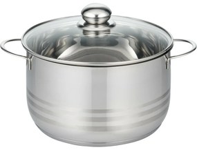 Elo 22224 Basic Oală din oțel inoxidabil Brillant24 cm, 5,4 l, 5,4 l
