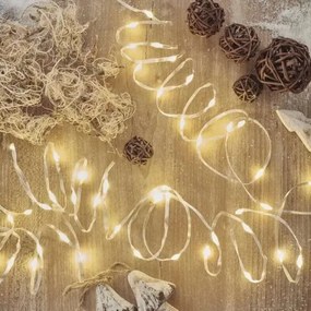 Instalație LED de Crăciun de exterior 120xLED/17m IP44 alb cald