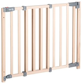 Poartă de siguranță în culoare naturală din lemn masiv de fag – Roba