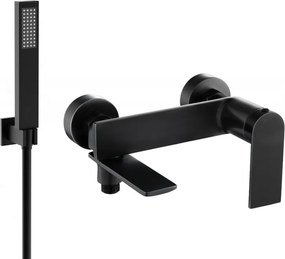 Mexen Zero R02 baterie cadă cu set de duș, negru - 7113R02-70