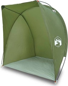 vidaXL Cort de pescuit verde măsline rezistent la apă