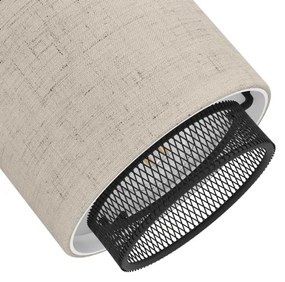 Aplică Eglo 43658 ROSLEY 3xE14/40W/230V negru/bej