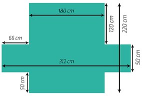 Cuvertură canapea 4Home Doubleface maro/bej, 180x 220 cm, 180 x 220 cm
