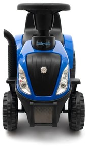 Tractor pentru copii Baby Mix cu remorcă și unelte New Holland, albastru