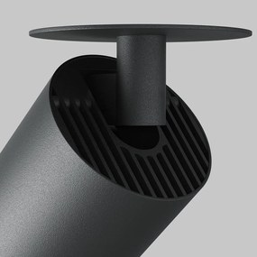 Spot LED incastrabil design tehnic FOCUS 3000K negru