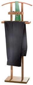 Umeraș pentru costum, cuier pentru haine, bambus, 45x24x111 cm, ZELLER