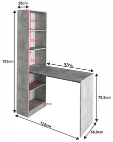 Birou multifunctionala, beton,Bortis Impex beton