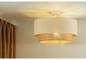 Lustră aplicată Duolla BOHO 1xE27/15W/230V d. 45 cm crem/maro