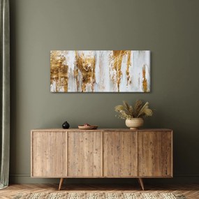 Tablou - Abstract auriu (120x50 cm)
