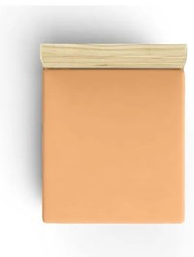 Cearceaf portocaliu din bumbac cu elastic 140x200 cm – Mijolnir