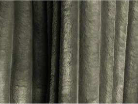 Canapea verde extensibilă/cu spațiu de depozitare cu tapițerie din catifea reiată 252 cm Kona – Makamii