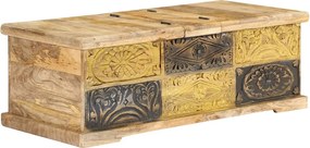 vidaXL Măsuță de cafea, 100 x 50 x 35 cm, lemn masiv de mango