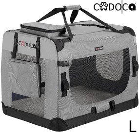 Deuba Geanta portabila pentru caini L 70x52x52cm - gri