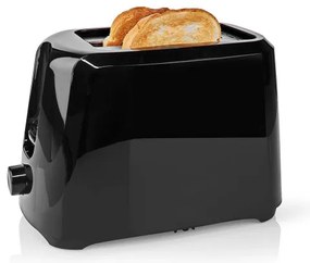 Prăjitor de pâine cu două fante Nedis KABT150EBK 700W/230V negru