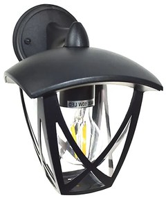 Aplică perete exterior ODINA 1xE27/10W/230V IP44