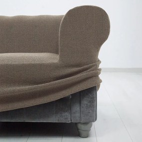 Huse super elastice HARMONIA alunei canapea cu otoman dreapta (l. 210 - 320 cm)
