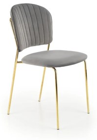 Scaun K499 velvet gri