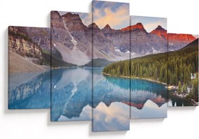 Tablou - Peisaj montan din Canada (150x105 cm)