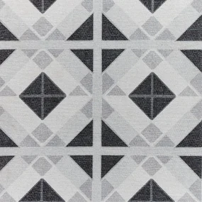 Covor tip traversă gri deschis-gri închis lavabil 61x170 cm Victoria Light – Think Rugs