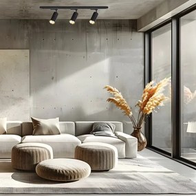 Spot pe șină MICA 3xGU10/10W/230V negru/auriu