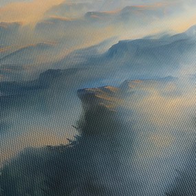 Tablou - Peisaj montan pictat (90x60 cm)