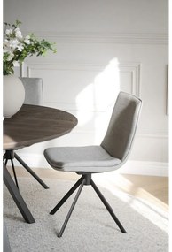 Scaune de dining bej rotative 2 buc. Lowell - Rowico