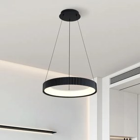 Brilagi - Lustra suspendată pe cablu LED dimabilă FALCON MODERN LED/30W/230V 40 cm negru + telecomandă