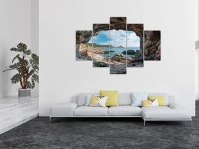 Tablou - Peșteră lângă mare (150x105 cm)